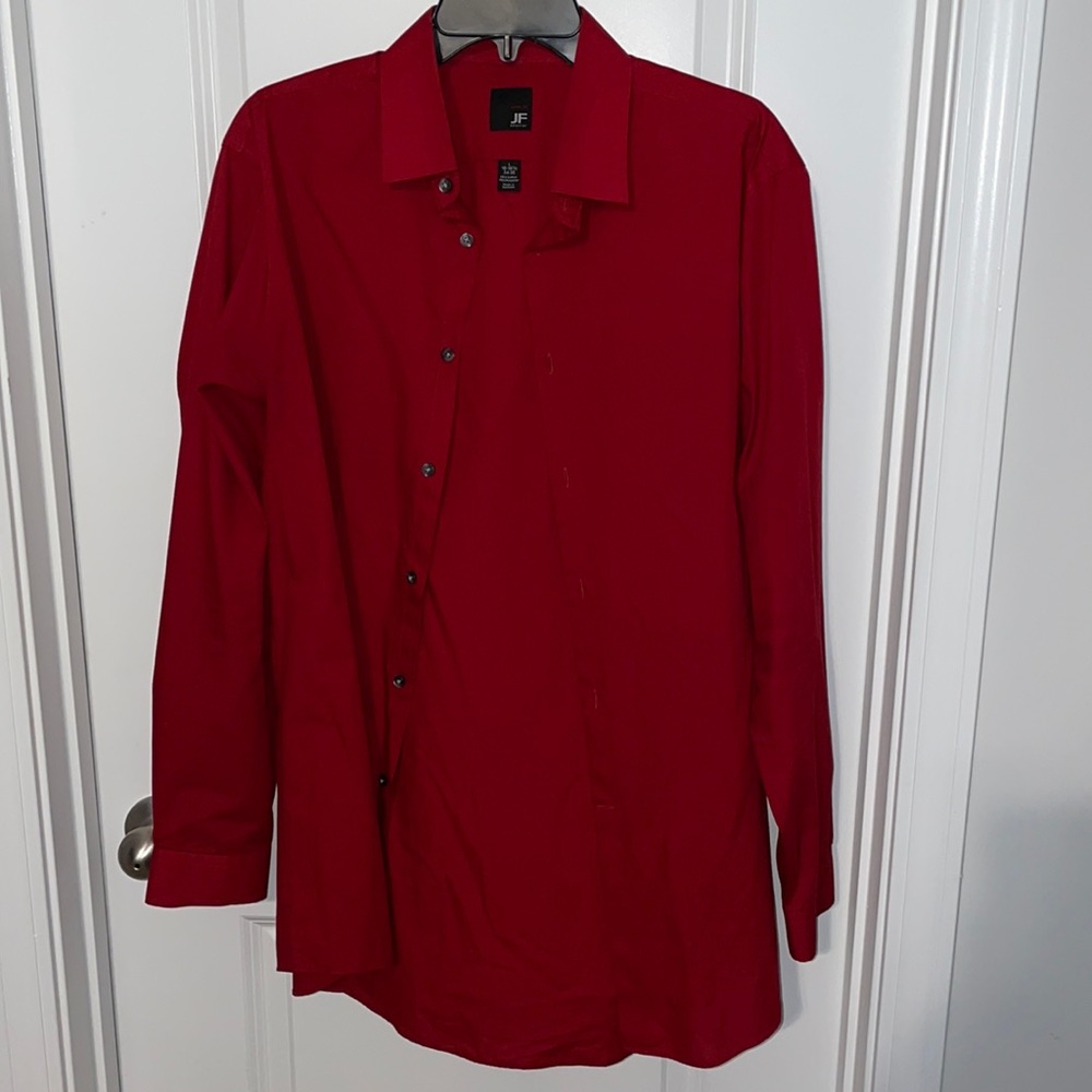 Red dress shirt